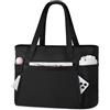 oscaurt Borsa tote in velluto a coste da donna, borsa a tracolla leggera per insegnanti, infermiere, borsa da lavoro con scomparti per laptop da 15,6 pollici, 9 tasche, per viaggi, spiaggia, palestra