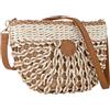 Lois Borse a tracolla in rafia da donna, stile casual elegante. Borsa a tracolla