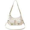 Generic Borsa Hobo a Tracolla a Catena Vintage da Donna, Borsa a Tracolla Multi Pocket