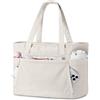 oscaurt Borsa tote in velluto a coste da donna, borsa a tracolla leggera per insegnanti, infermiere, borsa da lavoro con scomparti per laptop da 15,6 pollici, 9 tasche, per viaggi, spiaggia, palestra