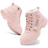 Yeeteepot Casual Stivali Donna Invernali Caldo Scarpe Neve Stivaletti | Comode Caldo Outdoor Stivali Moda Camminata Stivaletti Antiscivolo Escursionismo Scarponi