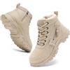 Yeeteepot Casual Stivali Donna Invernali Caldo Scarpe Neve Stivaletti | Comode Caldo Outdoor Stivali Moda Camminata Stivaletti Antiscivolo Escursionismo Scarponi