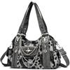 Makukke Y2K Borsa Tote Gotica Vintage Punk Borsa a Tracolla Con Catene | Borsa a Tracolla Multitasche per Donne Universitarie per Tutti i Giorni