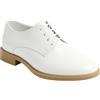 SIRRI Scarpe Eleganti Derby Verniciate per Ragazzi - Stringate per Matrimoni e Cerimonie
