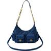 Generic Borsa Hobo a Tracolla a Catena Vintage da Donna, Borsa a Tracolla Multi Pocket