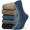 VoJoPi Calzini Termici Uomo, 5 Paia Calze Invernali, Calde e Morbide 39-45 | Calze Uomo Invernali Spesse e Calde, Morbide e Accoglienti, Ideali per Casa, Lavoro, Passeggiate e Attività all'Aperto