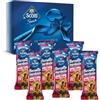 Riso Scotti Box Snack Barretta 6x30g | Barretta Morbida Senza Glutine con Frutta Secca, Uvetta, Fonte di Proteine e Fibre, Idea Regalo