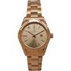 Lorenz Ginevra 28190GG - Orologio elegante da donna - Orologio al quarzo con cassa e cinturino in acciaio laminato oro rosa