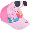 Get Trend Paw Patrol | Peppa Pig Occhiali da Sole Cappello Bambina Set, Regolabile Cappellini con Visiera 100% UV Protezione