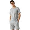 Get Trend Pigiama Uomo Corto Cotone Leggero, M-5XL, Completo Estivo 2 Pezzi con Maglietta Manica Corta e Pantaloncini, Regali per Lui