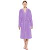 Jolie Firenze Accappatoio con Cappuccio Spugna Lusso 420 gr Cotone Pettinato Lavanda, XL