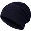 Compagno caldo berretto foderato berretto invernale beanie modello intessuto con soffice fodera interna in pile