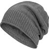 Compagno Caldo Berretto Foderato Berretto Invernale Beanie Design in Maglia fina con soffice Fodera Interna in Pile