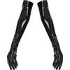 FEOYA Body da donna effetto bagnato, sexy, in pelle PU, aderente, body da notte da donna, abbigliamento da discoteca, danza, festa, costume