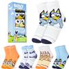 BlueY Calzini Bambina EU 27-30, Pacco da 5 Calze Calde, Traspirante Calze Bambino, Idea Regalo Accogliente