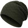 Compagno caldo berretto foderato berretto invernale beanie modello intessuto con soffice fodera interna in pile