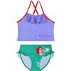 Get Trend Disney Frozen | Vaiana | La Sirenetta Costume Piscina Bambina Due Pezzi, Bikini Bambina Set con Balze e Cinturino Regolabile, Regalo Ragazza