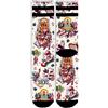 American Socks | Calzini da Pub | Lungo Medio-Alto, 2 Taglie | Calzini Sportivi Divertenti Progettati a Barcellona | 67% Coolmax, Assorbono l'Umidità