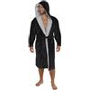 CityComfort Accappatoio Uomo con Cappuccio, Vestaglia in Pile Morbido, Abbigliamento Uomo per Adulti, Ragazzi