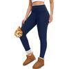 Svanco Leggings Termici Donna Invernali Felpati Caldi | Fodera Felpata Interna, Vita Alta, Taglio Elastico, Per Inverno E Uso Quotidiano