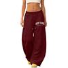 Generico Pantaloni Donna Lunghi Outdoor Hosen Für Damen Herbst Winter Sweathose | Jogginghosen Für Frauen Lang Baggy New York Trainingshose Women Sporthose Mit Tasche Laufhose Freizeithose Weites