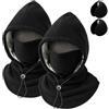 Generic Cappello con Maschera Integrata in Flanella Calda | Passamontagna Antivento Da Sci Con Fodera in Pile, Cappuccio Invernale Caldo a Copertura Totale