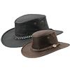 Barmah Hats Barmah Cappello In Pelle Di Canguro - Sundowner, Nero , 60-61/XL