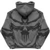 Kleidermafia Felpa con cappuccio oversize Ghost, antracite