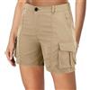 Generico Pantaloncini Donna Estivi Bermuda Cargo Shorts con Tasche Pantaloni Corti Slim Fit Multi-Tasche Pantaloncini da Lavoro Casual Sportivi Leggero Shorts Trekking Campeggio Vacanza Spiaggia
