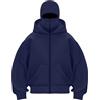 Generico Felpa con Cappuccio Uomo Invernale con Passamontagna da Uomo Casual Felpa | Hoodie cappuccio giacca corta cappello doppio coppia Cerniera Zip e Tasca Sweatshirt Giacca Antivento e Calda Autunno Inverno
