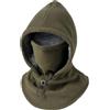 Generic Cappello con Maschera Integrata in Flanella Calda | Passamontagna Antivento Da Sci Con Fodera in Pile, Cappuccio Invernale Caldo a Copertura Totale