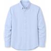 Blue coast yachting Camicia da uomo 100% cotone a maniche lunghe, colletto abbottonato, taglio regolare, stile casual ed elegante, bianca
