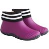 Goolecrimp Scarpe da Pioggia da Donna Impermeabili comode da Indossare Stivali da Pioggia da Giardino Stivali di Gomma Antiscivolo all'aperto Fondo Spesso Scarpe da Acqua Corte