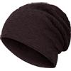 Compagno caldo berretto foderato berretto invernale beanie modello intessuto con soffice fodera interna in pile