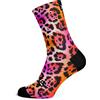 Sox Footwear Electric Leopard Pink Crew Socks