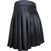 Generic Kilt sportivo per uomo gonna in pelle con cintura tasche eleganti gonna festival party gonne gotico punk kilt scozzese lunghezza media kilt alla moda kilt plissettato