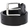 Calvin Klein Pelle cintura Rounded Classic Belt W115 Charcoal marrone