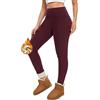 Svanco Leggings Termici Donna Invernali Felpati Caldi | Fodera Felpata Interna, Vita Alta, Taglio Elastico, Per Inverno E Uso Quotidiano