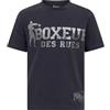 BOXEUR DES RUES T-Shirt da Bambino Iconica Anthracite | Jersey di Cotone Elasticizzato, Stampa Fronte e Retro, Massimo Comfort, Per Bambini, Girocollo