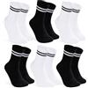 CityComfort Calzini Uomo - Calze Spugna Uomo Calze Sportive Unisex - Pacco Da 5/6 Calzini Bianchi e Colorati 39-45