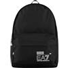 Emporio Armani EA7 zaino uomo black - white logo
