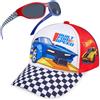 Get Trend Set Occhiali da Sole e Cappello Bambino Regolabile Cappellino e Protezione UV400 Occhiali Sole Regalo Bambino