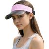 SEAUR Visiera da sole per donne e uomini protezione UV bordo trasparente regolabile cappello da sole in plastica