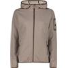 CMP Donna Hoodie giacca, toffee-cream, 3XL