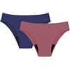 Generic 2PC Costume Mestruale Donna Bikini, Costumi Assorbenti a Vita Alta per Ciclo Costume Mestruale per Ragazza e Adolescenti a Prova di Perdite Pantaloni da Nuoto Il Periodo Mutande Mestruali Basic Slip