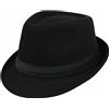 KorhLeoh Bambini-Feltro-Fedora-Trilby-Cappello-Gangster-Bambino Panama Derby Manhattan Cappello Cubano Jazz-cap…