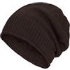 Compagno Caldo Berretto Foderato Berretto Invernale Beanie Design in Maglia fina con soffice Fodera Interna in Pile