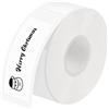 AXFEE 1 Rotoli Etichette Adesive Termiche, 15mm×6m Nastro Carta Etichetta | Nastro per Etichette Termiche, Gap, Compatibile con Niimbot D110/D11/D101/H1S, per Case, Cucine, Uffici, Scuole-Trasparente