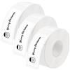 AXFEE 3 Rotoli Etichette Adesive Termiche, 15mm×6m Nastro Carta Etichetta | Nastro per Etichette Termiche, Gap, Compatibile con Niimbot D110/D11/D101/H1S, per Case, Cucine, Uffici, Scuole-Trasparente