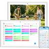 EHYBFXHG Calendario digitale da 10,1 pollici, calendario elettronico da 32 GB, HD Smart WiFi Touchscreen Programma familiare interattivo, pianificatore dei pasti, tabella delle attività, lista delle cose da